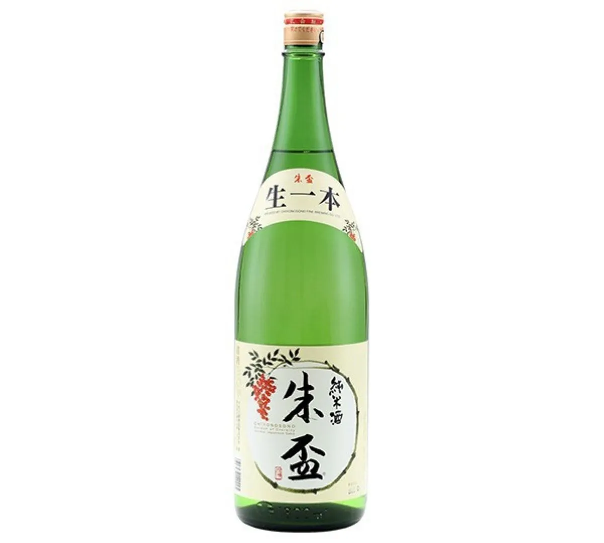 千代の園 朱盃 純米酒 1.8L瓶